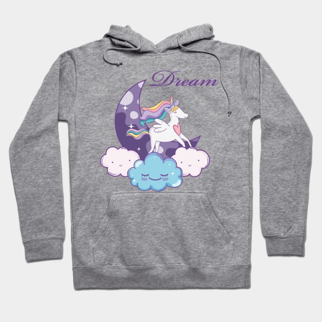 Unicorn dream Hoodie by Johnny_Sk3tch